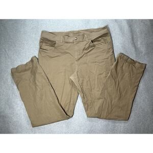 Columbia Hiking Pants Mens W36 L34 Khaki Light weight Breathable Slight Taper